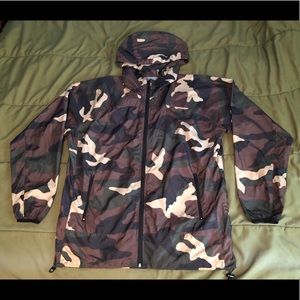 Camo Windbreaker